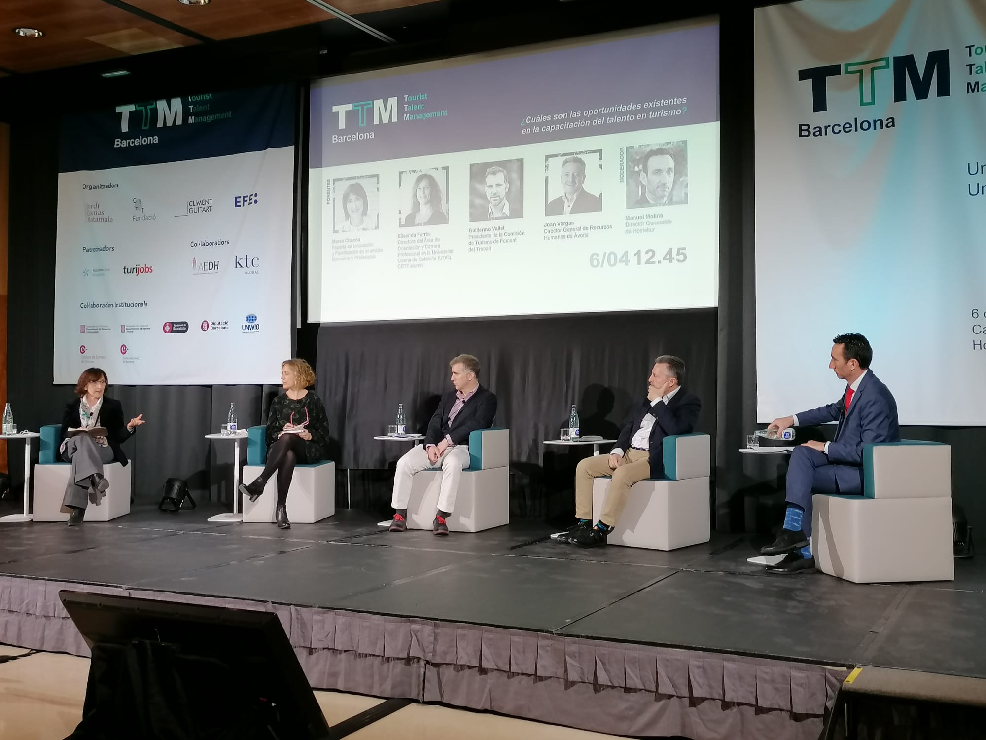 Photography from: Captación del talento en turismo, a debate en el TTM | CETT Foundation